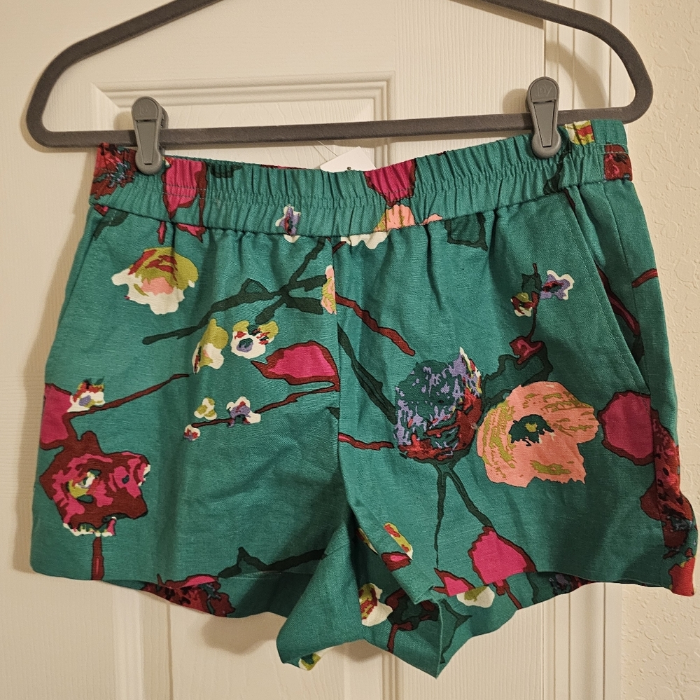 Floral J. Crew Shorts
